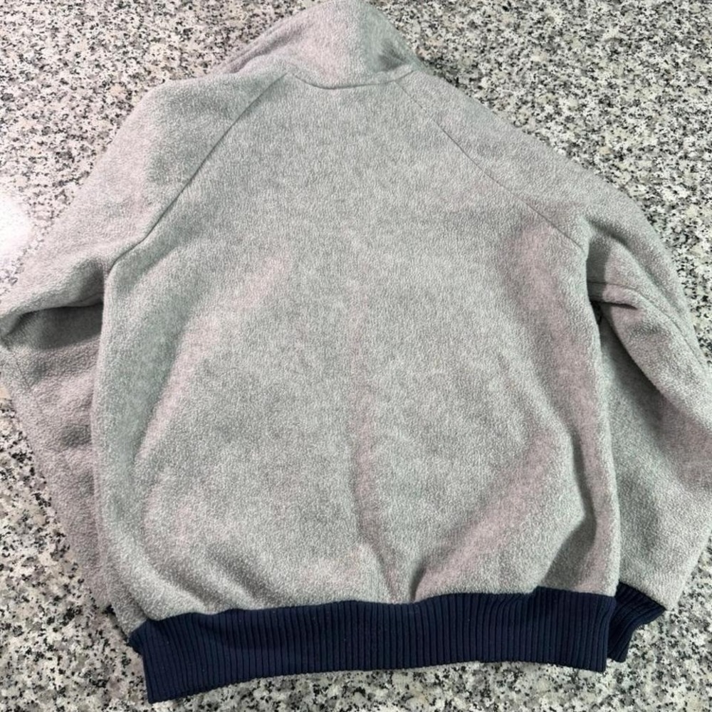 Patagonia Grey Rare Vtg 80's Pile Fleece Bunting Bomber Jacket Medium - Picture 3 of 6